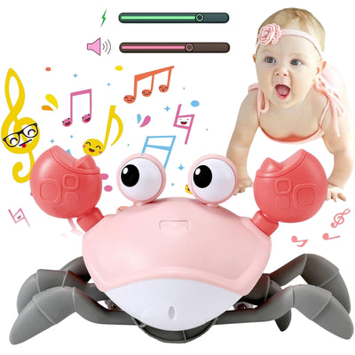 Brinquedo Musical Caranguejo Rastejante Control Future Pink - Luzes, Sons e Diversão Interativa